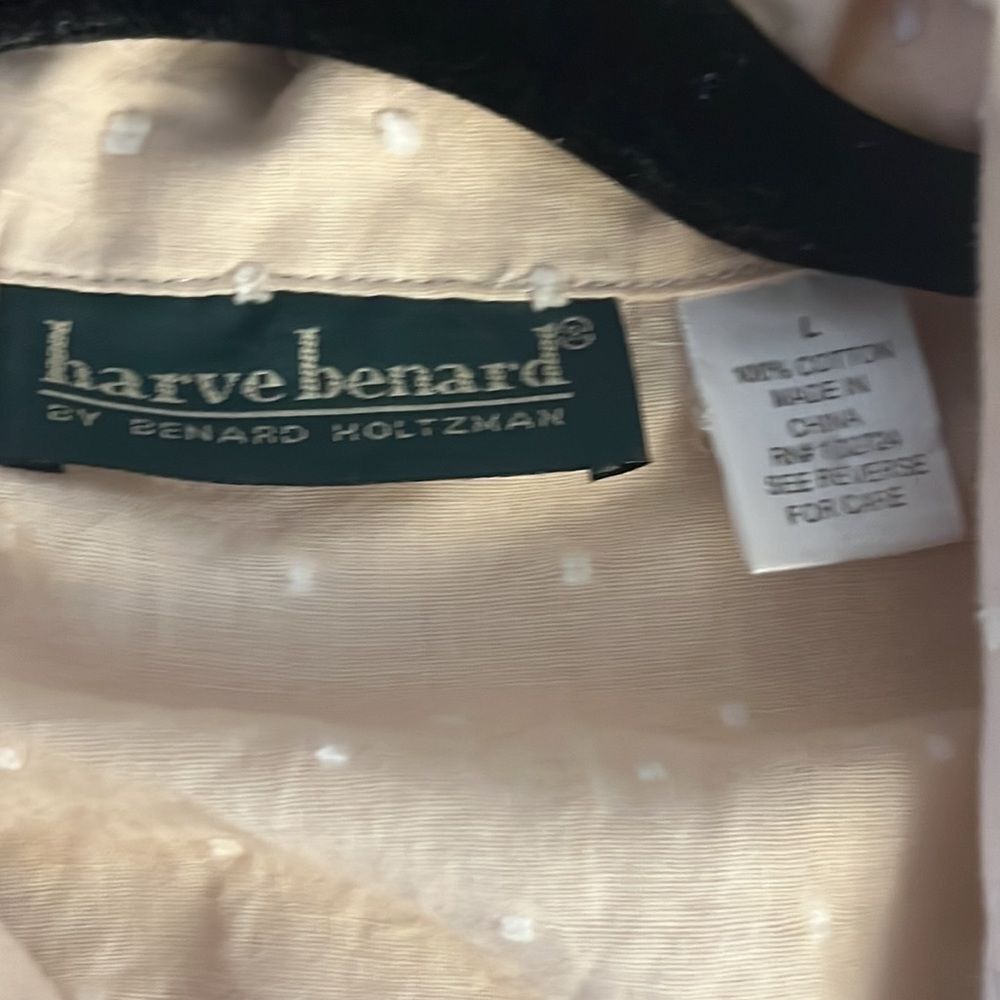Harve Benard Sleeveless Button-Down Blouse | 100% Cotton | Size L - Picture 2 of 7
